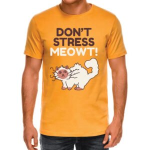 Alternative view of Don't Stress Meowt Tee