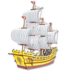 Alternative view of Silk Merchant Ship 3D Wooden Puzzle