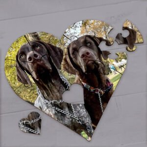 Personalized Heart Shaped Photo Puzzle