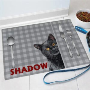 Alternative view of Personalized Cat Placemat