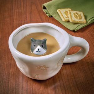 Alternative view of Peek-a-Boo Cat Mug