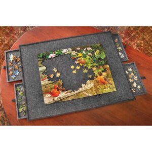 Felt Puzzle Plateau Board and Organizer