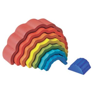 Alternative view of Rainbow Flower Stacking Toy