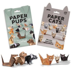 Alternative view of Fold Your Own Paper Cats or Pups