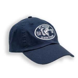 Alternative view of Fishin Mission Cap Navy