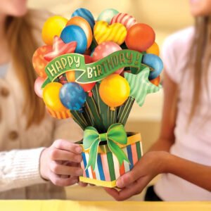 Birthday Balloons Pop-Up Card