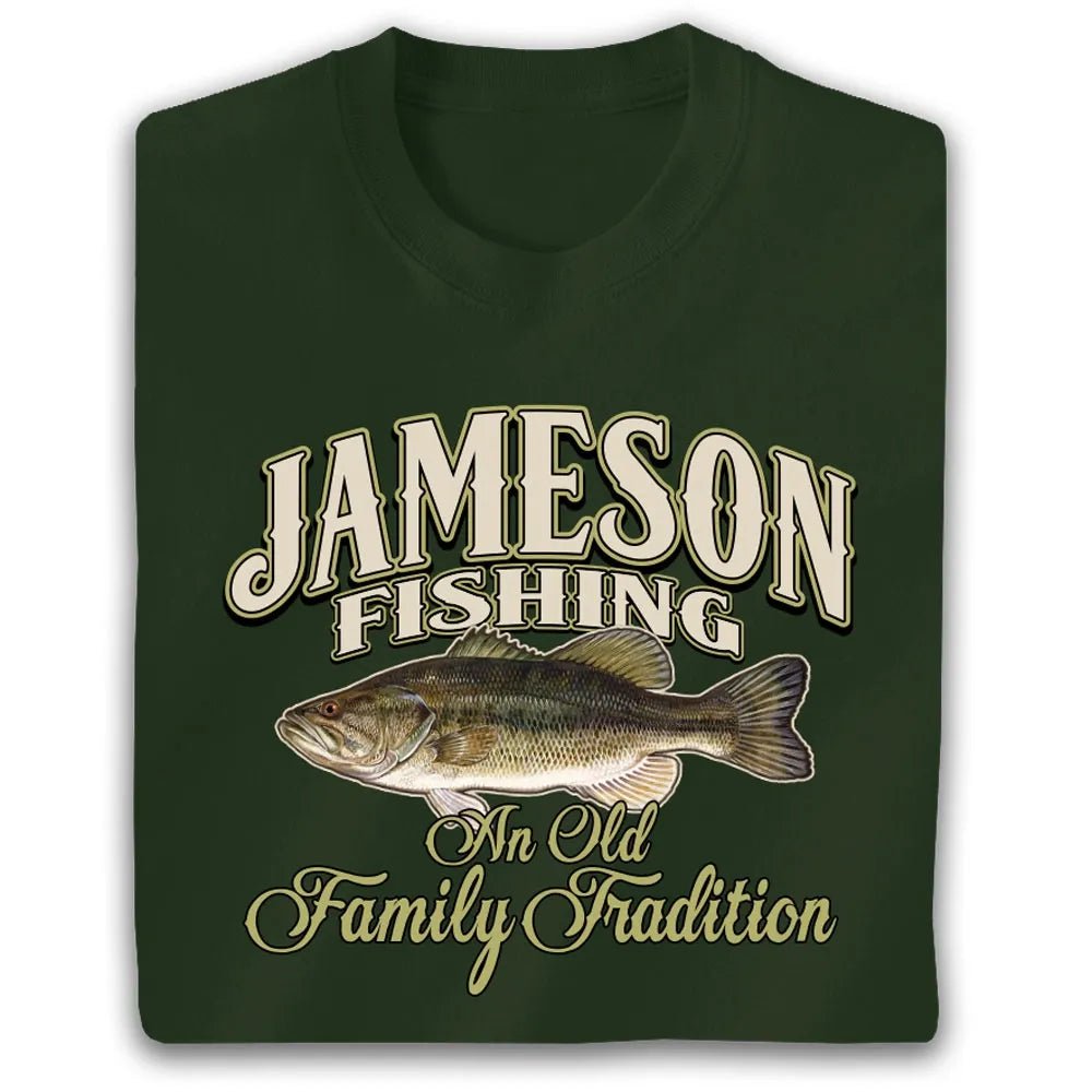 Personalized Fishing Family Tradition T-Shirt - Image 2