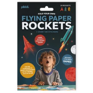 Alternative view of Flying Paper Rockets