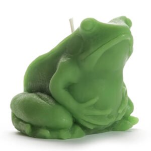 Frog Shaped Beeswax Candle
