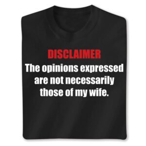 Alternative view of Opinions Expressed - Wife Tee