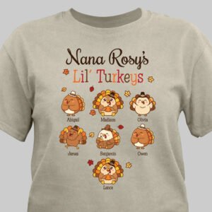 Personalized Lil' Turkeys T- Shirt